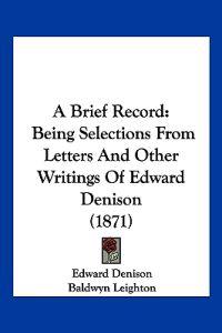 A Brief Record