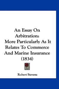 An Essay On Arbitration