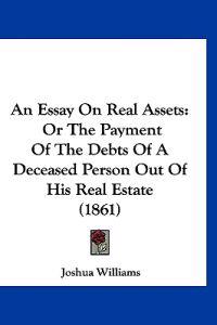 An Essay On Real Assets