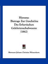 Weissenborn, H: Hierana