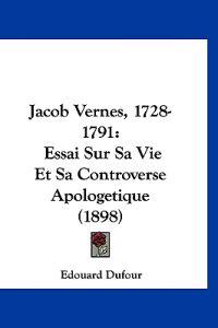Jacob Vernes, 1728-1791