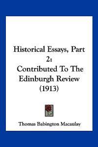 Historical Essays, Part 2
