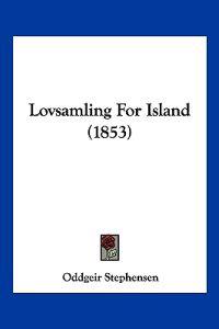 Lovsamling For Island (1853)