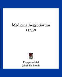 Medicina Aegyptiorum (1719)