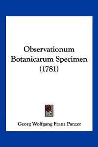 Observationum Botanicarum Specimen (1781)