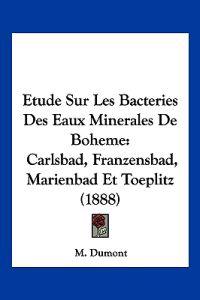 Etude Sur Les Bacteries Des Eaux Minerales De Boheme