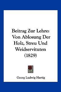 Hartig, G: Beitrag Zur Lehre