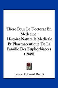 These Pour Le Doctorat En Medecine