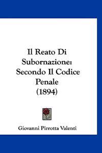 Il Reato Di Subornazione