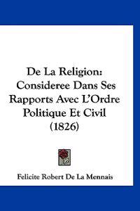 De La Religion