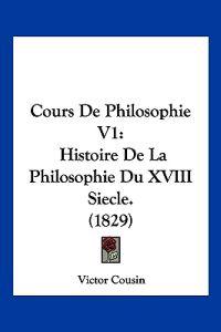 Cours De Philosophie V1