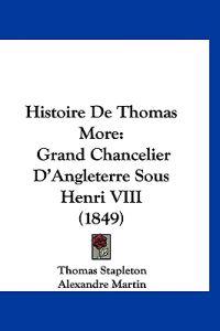 Histoire De Thomas More