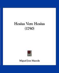 Hosius Vere Hosius (1790)