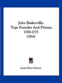 Benton, J: John Baskerville