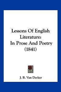 Lessons Of English Literature