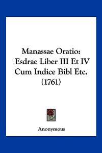 Manassae Oratio