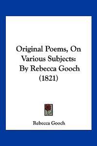 Original Poems, On Various Subjects