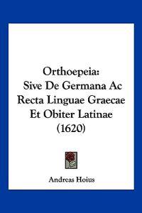 Orthoepeia