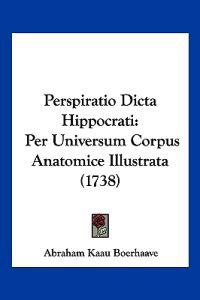 Perspiratio Dicta Hippocrati
