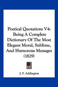 Poetical Quotations V4