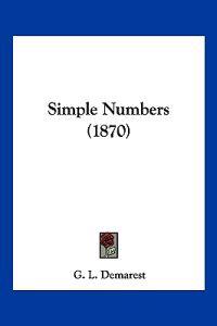 Simple Numbers (1870)