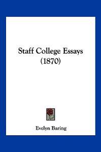 Staff College Essays (1870)
