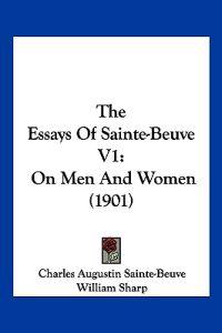 The Essays Of Sainte-Beuve V1