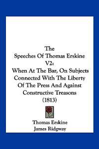 The Speeches Of Thomas Erskine V2