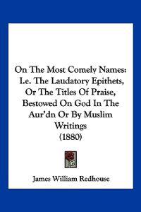 Bokomslag for "On The Most Comely Names"