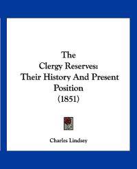 Bokomslag for "The Clergy Reserves"