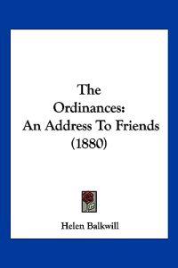 Bokomslag for "The Ordinances"