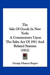 The Sale Of Goods In New York