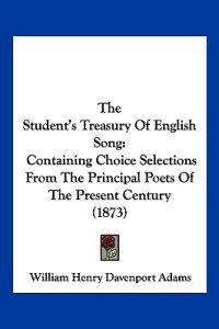 The Student's Treasury Of English Song