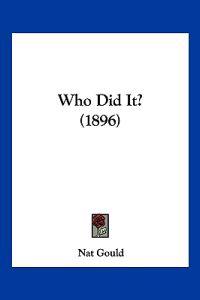 Who Did It? (1896)