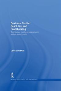 Routledge Studies in Peace and Conflict Resolution