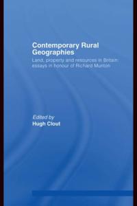 Contemporary Rural Geographies