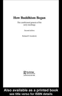 Routledge Critical Studies in Buddhism - Oxford Centre for Buddhist Studies
