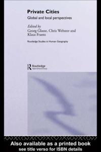 Routledge Studies in Human Geography