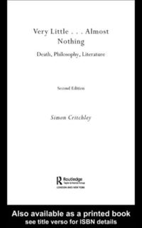 Warwick Studies in European Philosophy