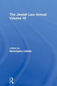 Jewish Law Annual