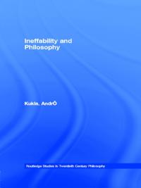 Routledge Studies in Twentieth-Century Philosophy