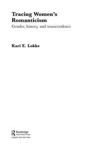 Routledge Studies in Romanticism