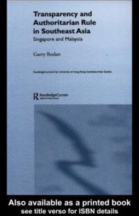 Routledge/City University of Hong Kong Southeast Asia Series