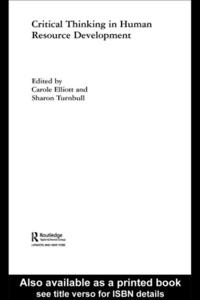Routledge Studies in Human Resource Development