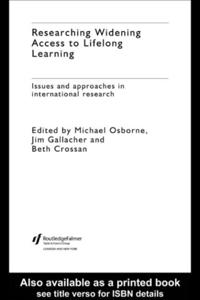 Researching Widening Access to Lifelong Learning