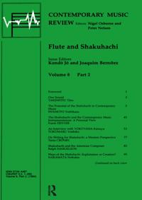 Contemporary Music Review