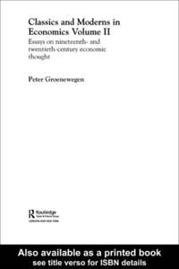 Routledge Studies in the History of Economics