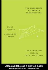 Emergence of Modern Architecture