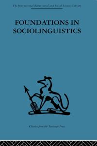Foundations in Sociolinguistics