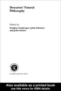Routledge Studies in Seventeenth-Century Philosophy